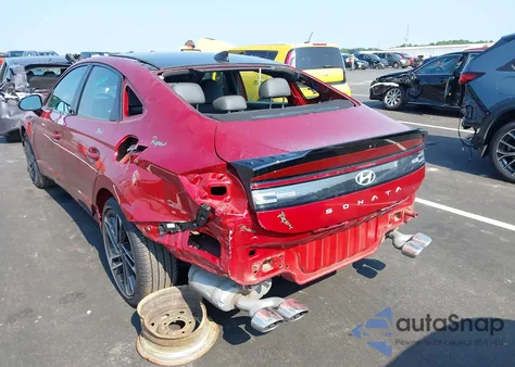 2024 Hyundai Sonata N Line z USA, uszkodzony, nr VIN KMHL54JCXRA384953